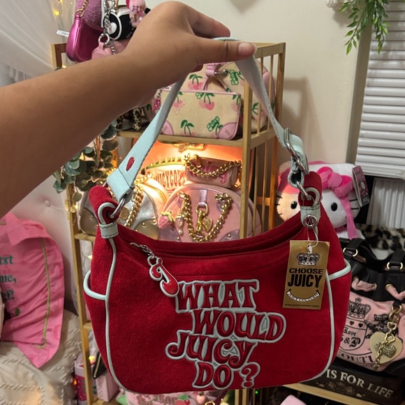 Super rare vintage juicy couture bag what would juicy do shoulder bag - Picture 1 of 8